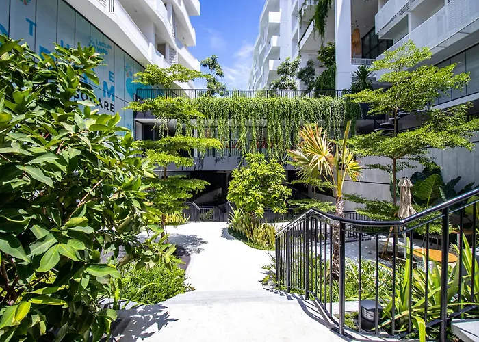 Apartament Rose Apple Pool View 1 Bedroom With Greenery And Gym - Heart Of 3rd Floor Siem Reap