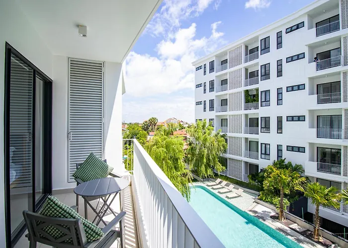Rose Apple Pool View 1 Bedroom With Greenery And Gym - Heart Of 3rd Floor Apartament Siem Reap